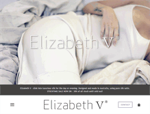 Tablet Screenshot of elizabethv.com.au